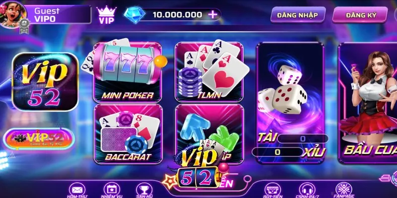 Quy trình nạp tiền Vip52 chi tiết nhất